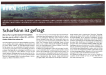 Artikel in der Berner Zeitung
