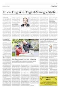 Artikel in der Aargauer Zeitung